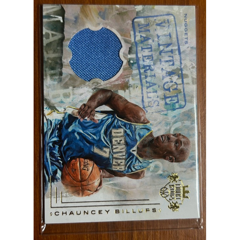 2016-17 Chauncey Billups Vintage Materials PANINI #12球衣卡