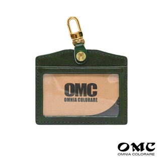 【OMC】NG福利品-新品-變色-原廠價1600-植鞣革橫式牛皮證件套-綠色