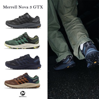 Merrell Nova 3 GTX Gore-Tex 防水 戶外機能 防滑 黃金大底 男鞋 黑 綠 藍 咖啡【ACS】