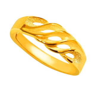 【元大珠寶】『質感美戀』黃金戒指 活動戒圍-純金9999國家標準2-0229