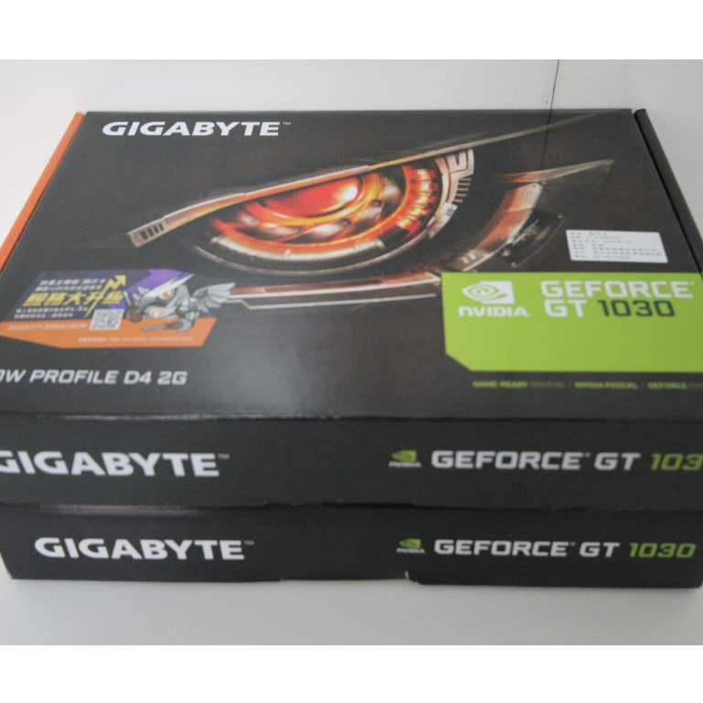 全新 未拆封 未註冊 [ 議價不回 ] 技嘉 GT 1030 Low Profile 2G 顯示卡 2GB DDR5