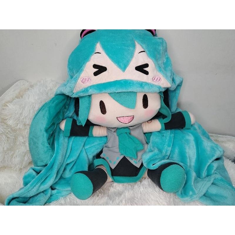 <私我運費對半砍>未來初音(只賣公式服 不含空調毯) 絨毛玩偶 初音 公式服 初音 sega 正版 fufu 軟軟 娃娃