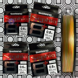 (中壢紅海釣具) 《SHIMANO》Sephia8+ 8股PE線 LD-E61T/ LD-E51T 布線 軟絲 釣魚線