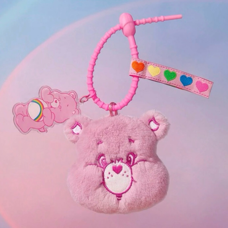 現貨 🐻 Care Bears 彩虹熊 🌈 愛心熊 💗 毛絨 鑰匙圈 壓克力 吊飾 包包掛飾