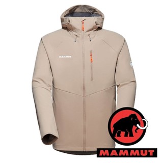 【MAMMUT 長毛象】Ultimate男防風軟殼連帽外套『薩凡納褐』1011-01910