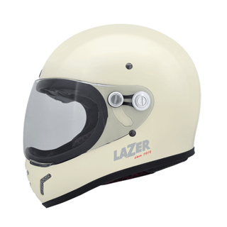 LAZER 安全帽 MX-5 素色 奶油黃 內墨片 排齒插扣 內襯全可拆 比利時品牌 進口帽 全罩