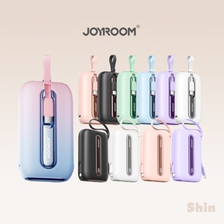 現貨24h💕【JOYROOM】繽紛系列 22.5W帶雙線數顯Mini行動電源 10000mAh 自帶線行動電源 行動充