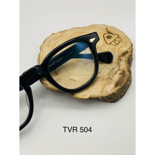 TVR職人眼鏡【檸檬眼鏡】TVR504 純黑亮 44mm鏡片尺寸 可搭度數眼鏡