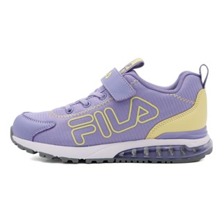 FILA 康特杯 足弓支撐 魔鬼氈 慢跑鞋 中大童 紫黃 R9999 (3-J401Y-919)