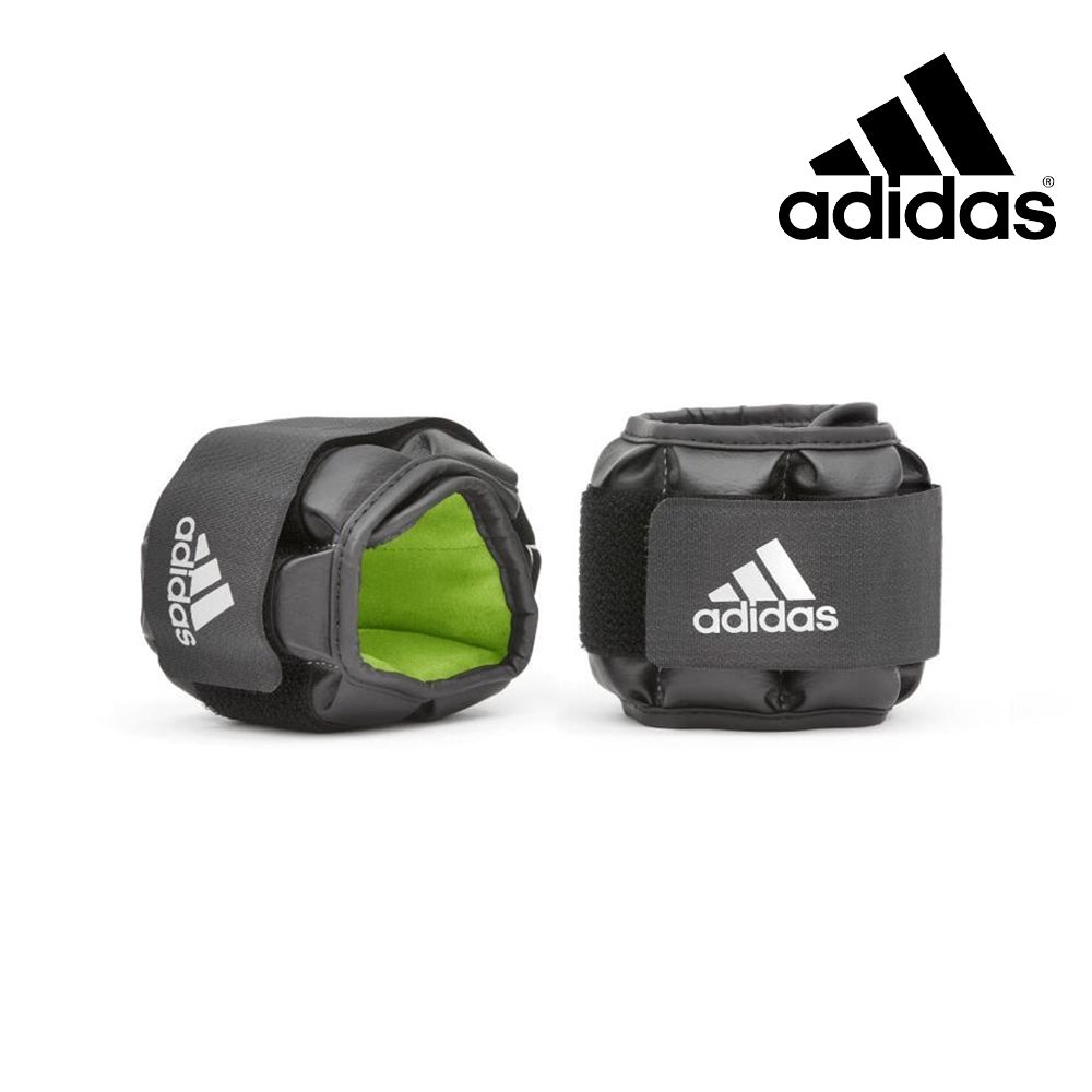 ADIDAS 可調節式負重護踝 一組2入 (0.5KG/1.0KG) 調節式腳踝加重器 足部負重 ADWT-1263