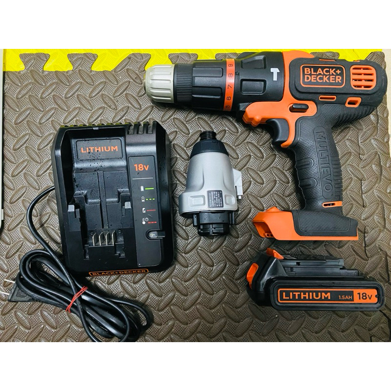 BLACK+DECKER 多功能可換頭惡魔機+衝擊電鑽頭