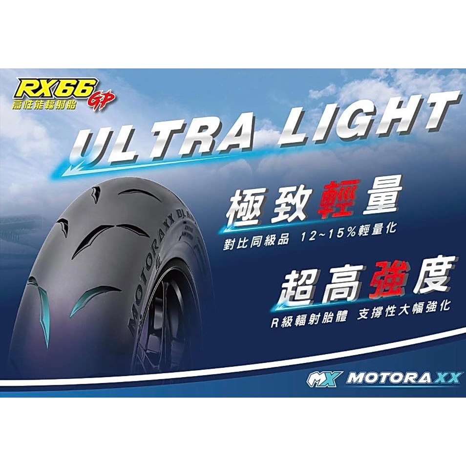 需訂貨【阿齊】MOTORAXX RX66 GP 100/90R12 120/80R12 摩銳士輪胎 賽道版輻射胎