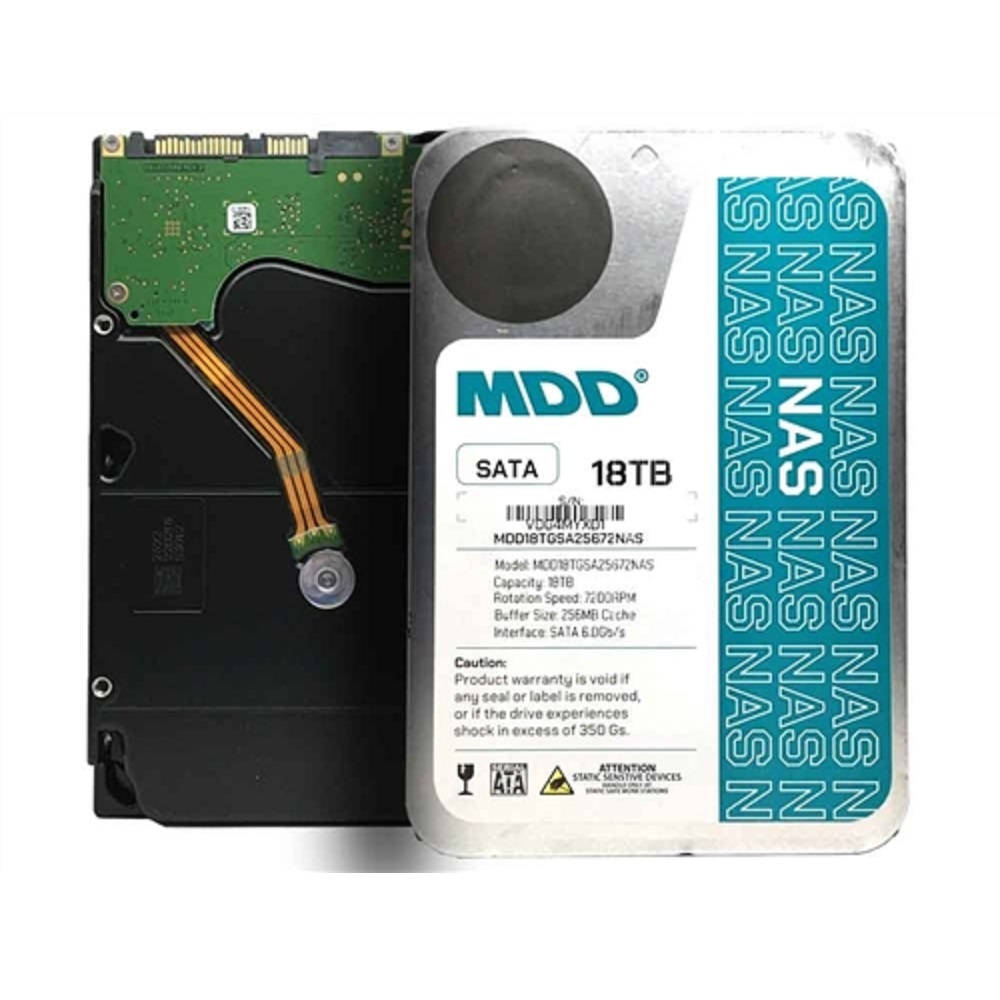 MDD最大數據【NAS專用碟】18TB /7200轉/256MB/3.5吋/4年保固