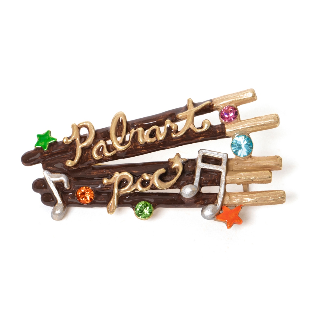 【現貨】日本製Palnart Poc 甜點的音樂派對 巧克力棒 pocky 胸針 可改項鍊 PB160