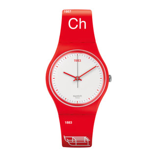 NAI • NAI｜SWATCH SCHWIIZITUDE #gent #34mm #紅色錶 #小鏡面錶款 免運