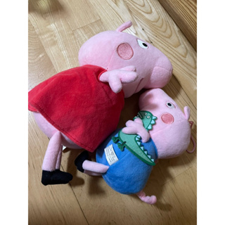 正版 Peppa Pig 佩佩豬娃娃 喬治 粉紅豬小妹 娃娃 布偶 玩偶 合售
