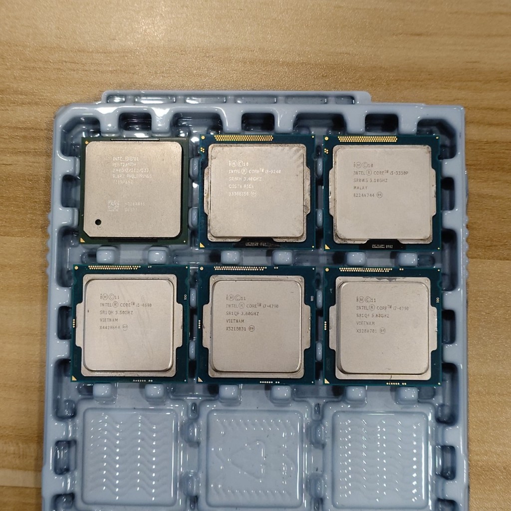 Intel i3-3240 i5-3350P i5-4690 i7-4790