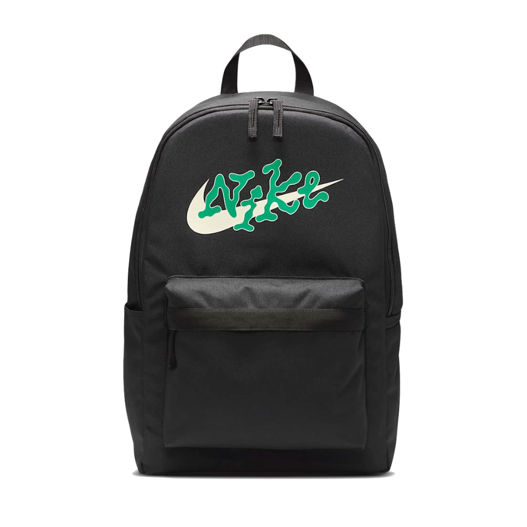 Nike 背包 Heritage 後背包 運動背包 休閒背包 雙肩背包 筆電包 運動 休閒 黑 綠 FN0878-010