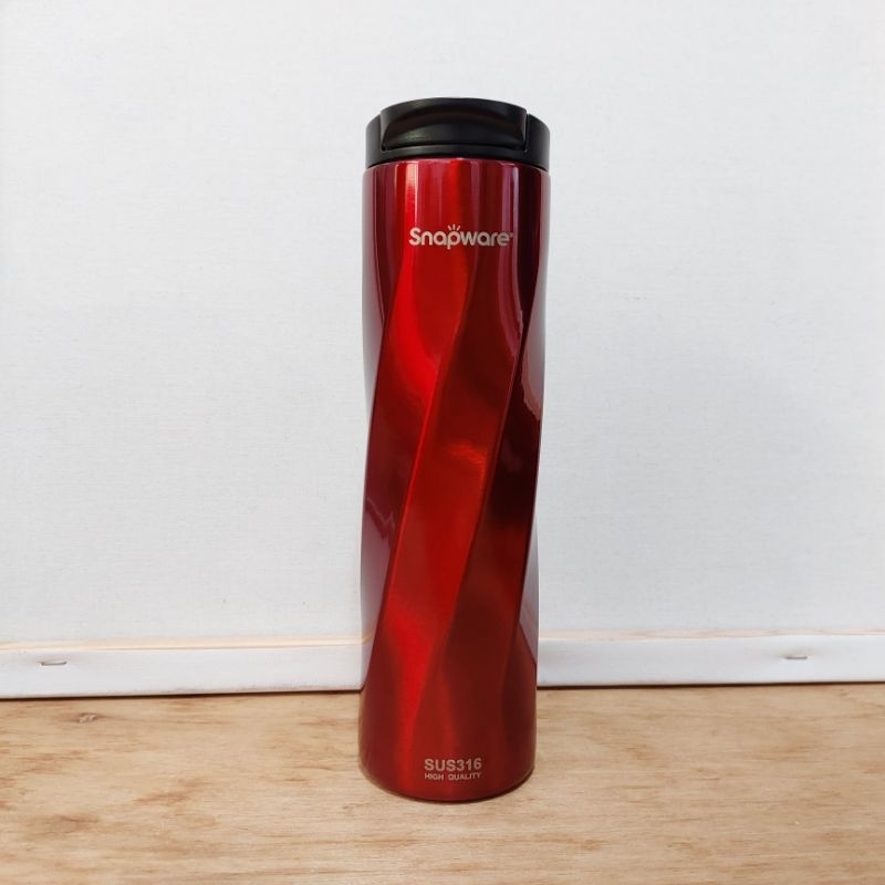 康寧 316 不鏽鋼 保溫杯 保溫瓶 時尚設計 紅色 大約490ml