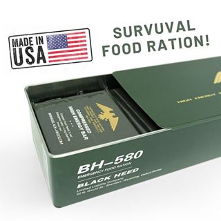 《美國 BH-580》壓縮餅乾 100g 純素 戰備糧食 登山口糧 登山 露營 MRE 防災乾糧 防災包 地震 緊急乾糧