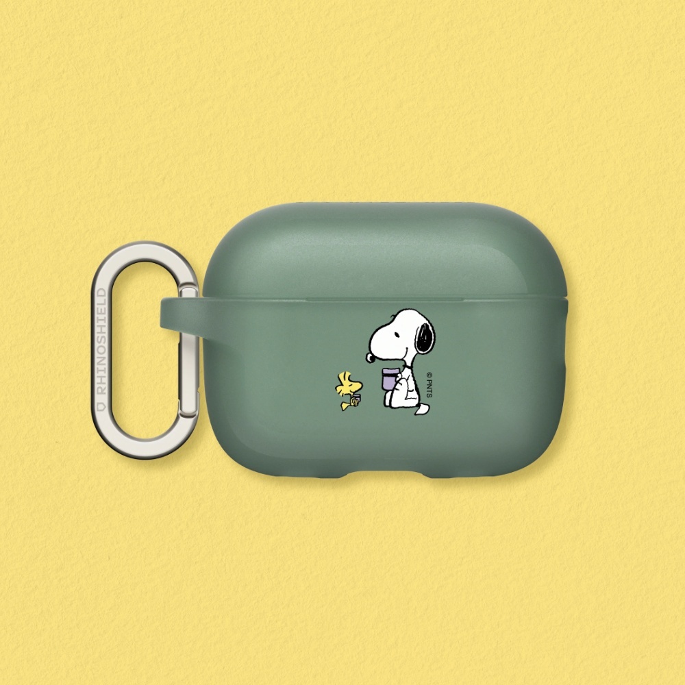 犀牛盾 適用Airpods 4/3/2/1/Pro/Pro 2 防摔保護殼∣Snoopy史努比/一起喝茶吧！