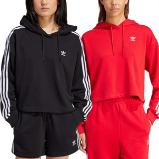 ADIDAS 女 3S SHORT HOODIE 長袖上衣 - IU2424 IN8387