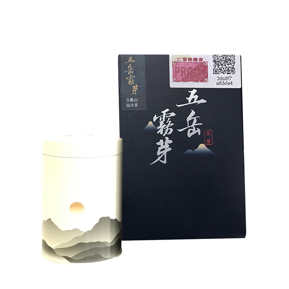 【仁愛農會】五岳霧芽-合歡山高冷茶75gx1盒 (2兩)