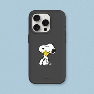 犀牛盾 適用iPhone SolidSuit防摔背蓋手機殼∣Snoopy史努比/經典-Snoopy&胡士託