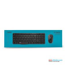 【全新】【免運】雷柏 Rapoo X1800S 極簡風 無線鍵鼠組 無線鍵盤 無線滑鼠 鍵盤 滑鼠 電腦周邊 藍芽