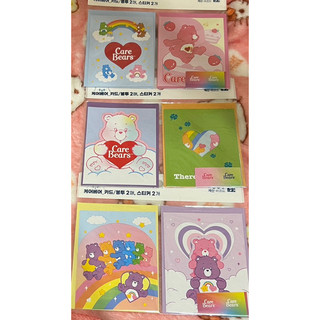 韓國大創🇰🇷 Daiso Care Bears 小卡片 2入 愛心熊 彩虹熊
