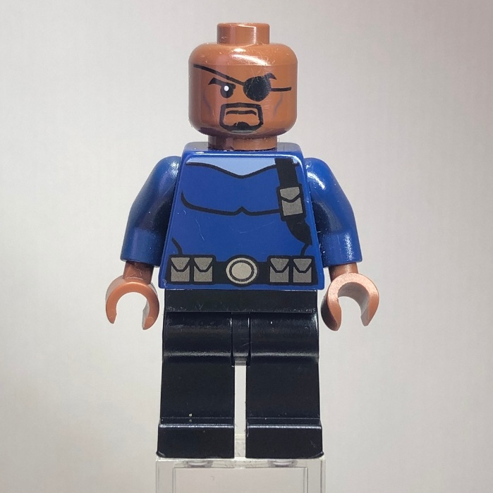 二手樂高人偶 LEGO sh056 神盾局 Nick Fury 尼克 福瑞 (76004)