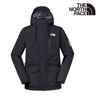 【The North Face 美國】男DryVent 防水防風外套 黑 北臉防風外套 北面登山外套 3V3OJK3