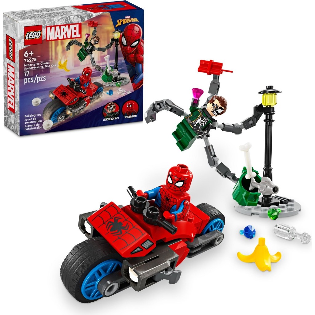 LEGO 樂高 76275 Motorcycle Chase: Spider-Man vs. Doc Ock