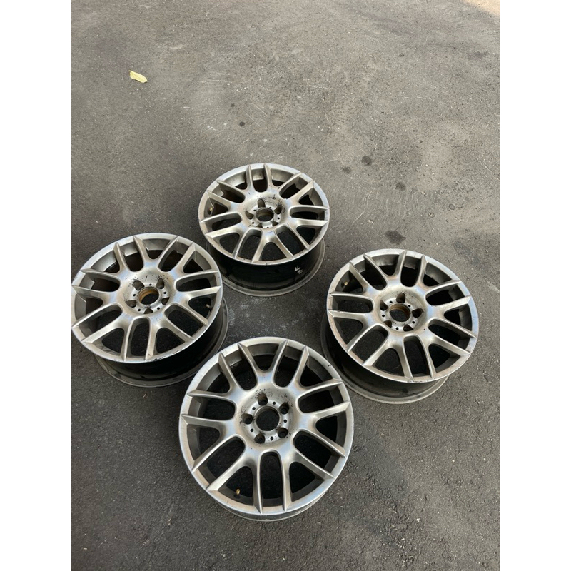 saab  opel  17吋鋁圈 5x110 現況出售