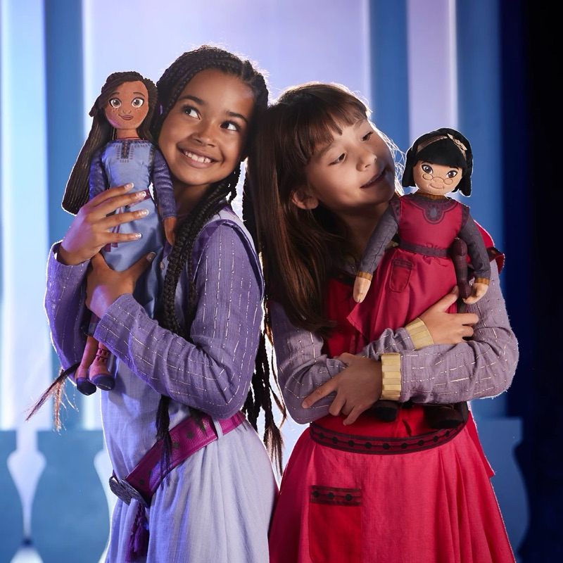 迪士尼100週年《星願》 -Asha 絨布偶娃娃（45cm)