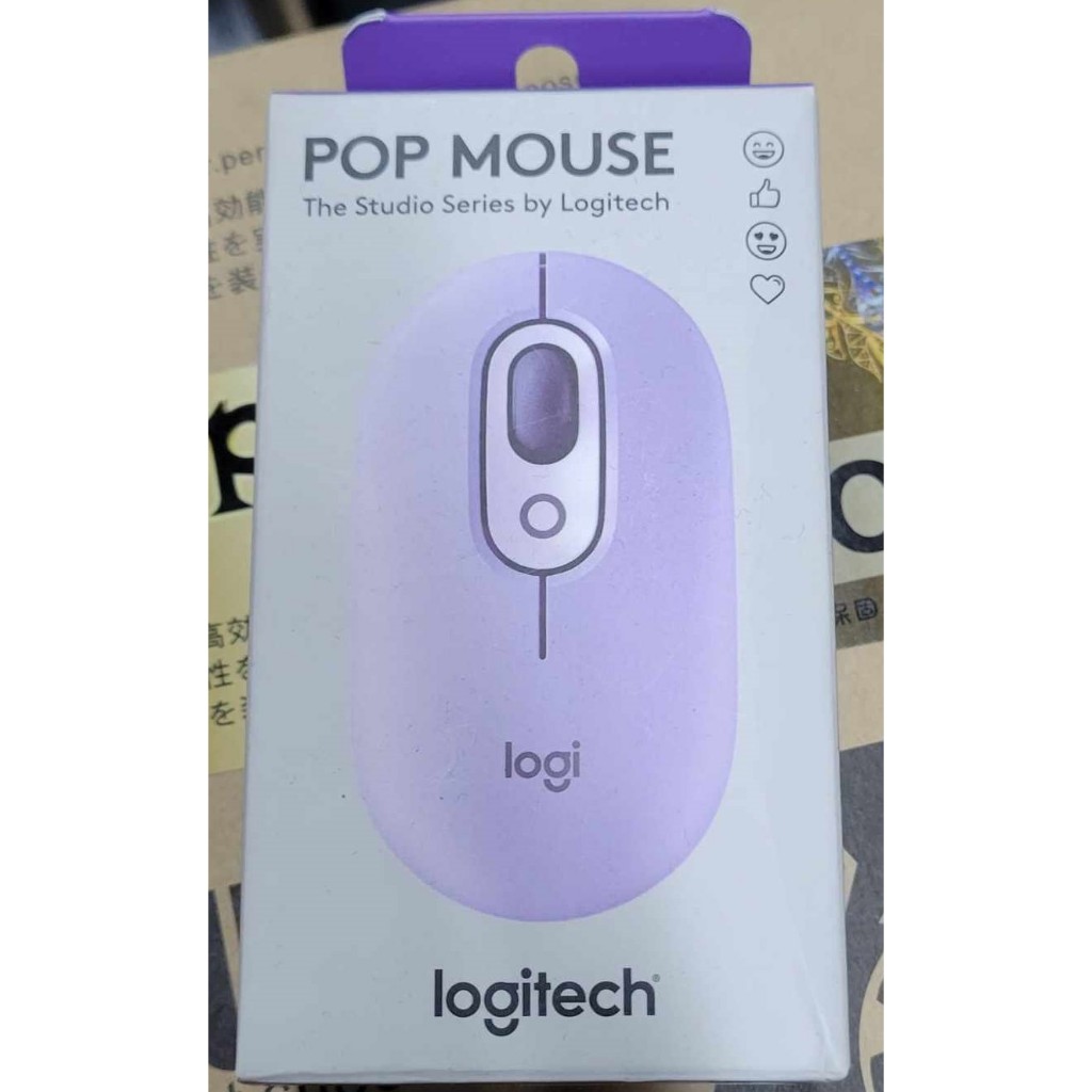 全新公司貨 羅技LOGITECH  POP MOUSE 無線藍牙滑鼠  夢幻紫690元