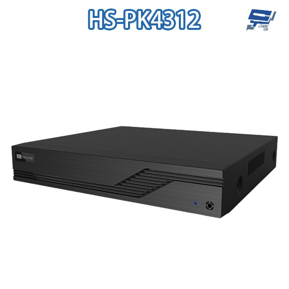 昌運監視器 昇銳 HS-PK4312 H.265 4路 雙向語音 PoE NVR 高畫質網路型錄影主機