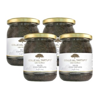 【Colle del Tartufo 柯爾德】義大利 頂級黑松露菇菇醬 原裝進口(180g*4入) (團購組合)