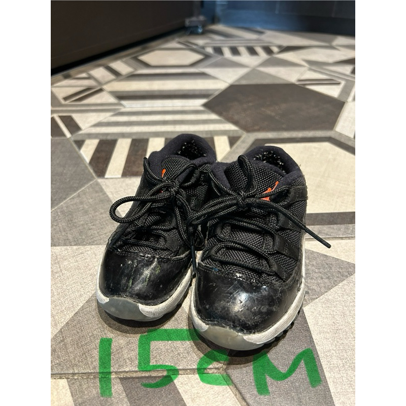 現貨 有盒  Nike AIR JORDAN 11 AJ11 喬丹 球鞋 15cm二手童鞋 NIKE