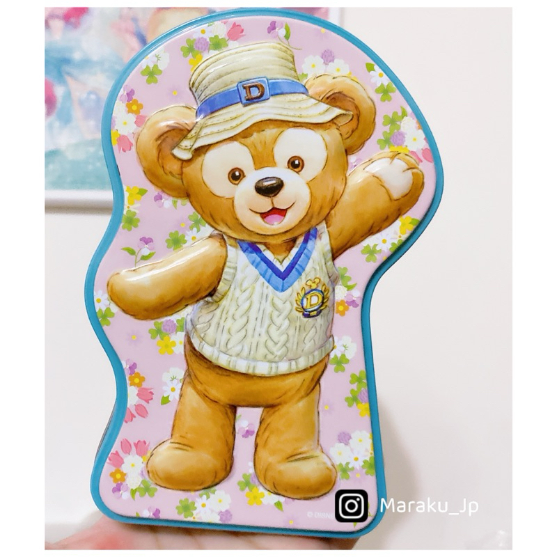 日本 Disney海洋迪士尼園區限定 Duffy 春巡 雪莉玫 達菲 史黛拉 餅乾禮盒 鐵盒 收納盒 糖果盒 飾品盒