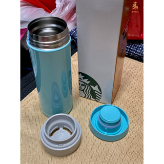 全新韓國星巴克 Starbucks 304不鏽鋼杯保溫杯 晶彩綠 Tiffany藍 高度22公分