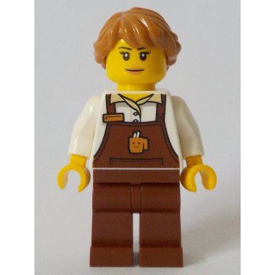 [全新原裝未組人偶] 樂高 Lego 60233  咖啡師 咖啡店員 店員 女店員 咖啡  拆賣  cty1049
