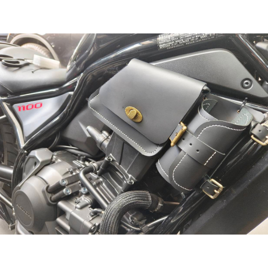 Rebel 1100T皮革包 適用於 Honda 叛逆者500改裝防水側包 Rebel250 皮革包 rebel