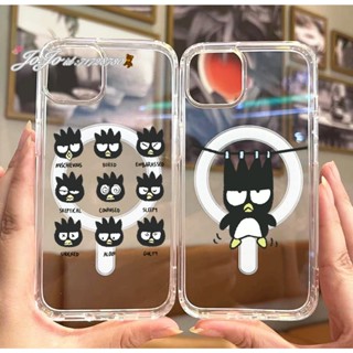 酷企鵝Magsafe磁吸iphone 11 12 13 14 15 16 pro max 手機殼 防摔 透明 卡通保護殼