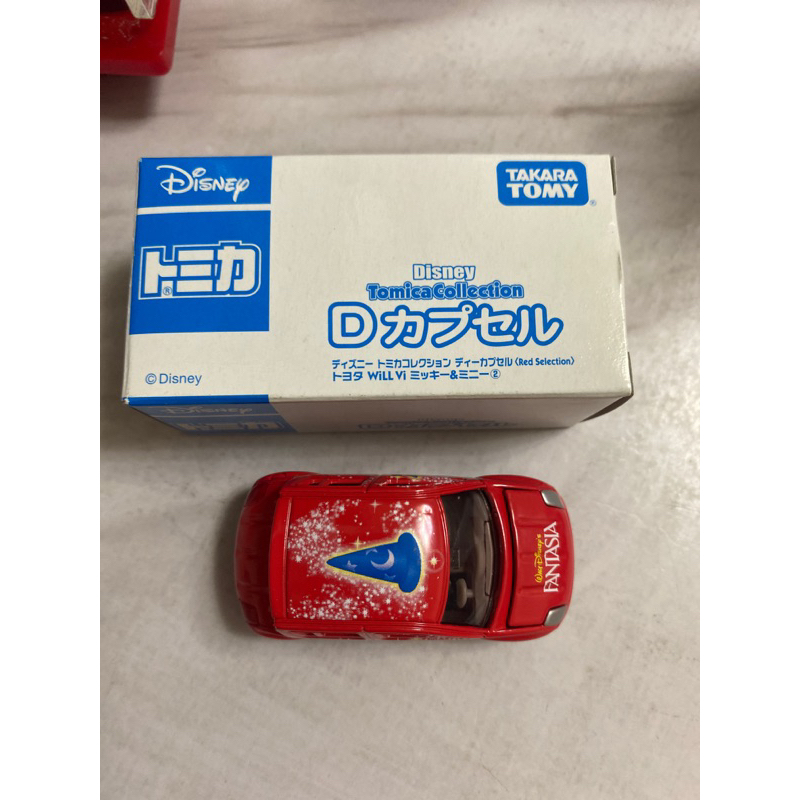 Tomica 絕版 中製 Disney 迪士尼 抽抽樂 Toyota Will VI 米奇魔法師（盒車如圖）