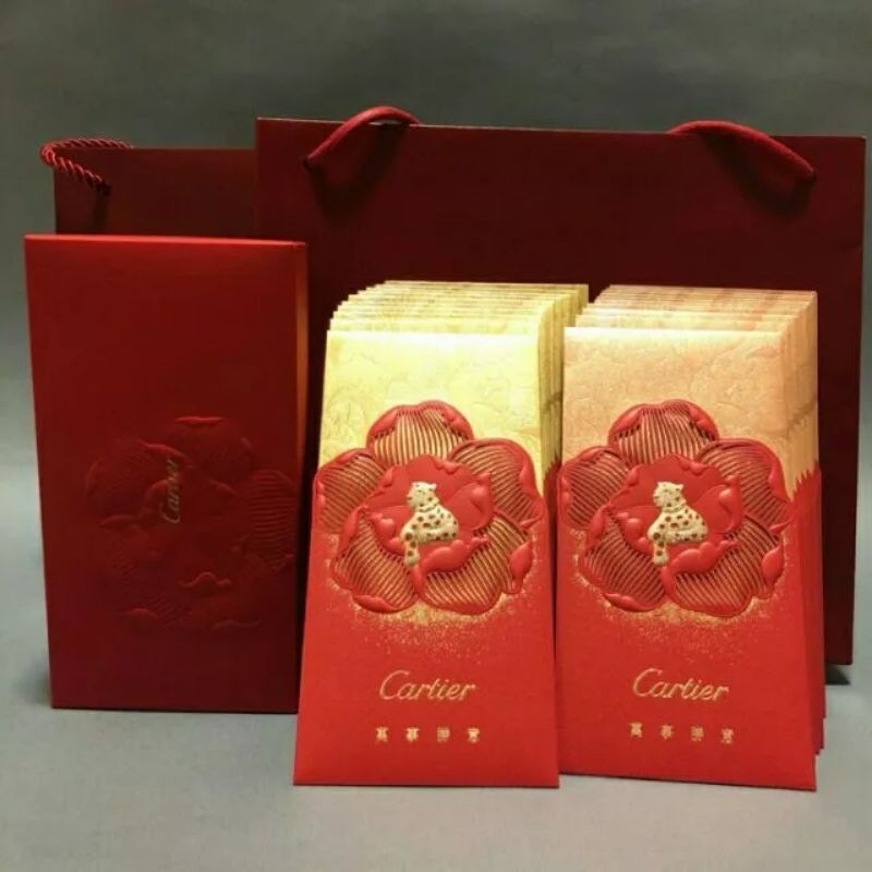 全新(禮盒裝)LV Cartier Chanel 紅包袋 金豹 卡地亞 香奈兒 山茶花 vip 2024年 新年紅包袋