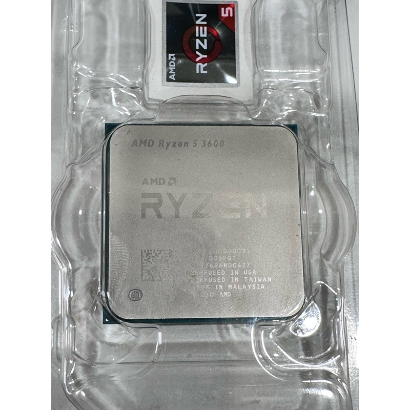 AMD Ryzen 5 3600 過保 針腳正常 附原盒與風扇