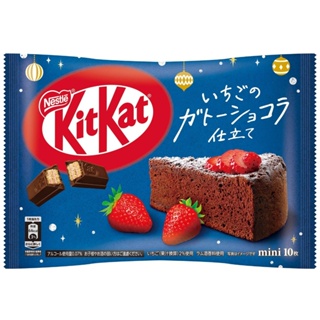日本 Nestle KitKat 草莓巧克力蛋糕威化餅10枚入