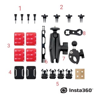 Insta360 Gopro 摩托車套件零件 運動相機通用零件 行車記錄器 安裝固定座零件