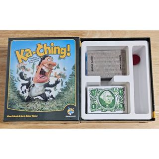 (下單即送小禮物一份) 附贈牌套 二手桌遊現貨 ka-Ching 股票大亨 上下膜，近全新